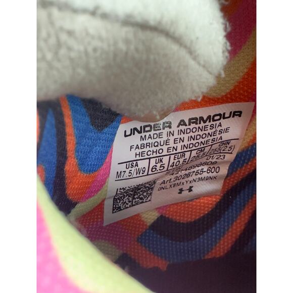 Under Armour HOVR Havoc 5 Clone Mens 7.5 | Womens Size 9 Curry Basketball Shoes - Picture 8 of 8